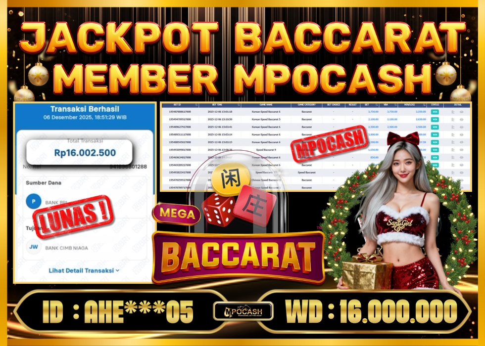 MPOCASH JACKPOT BACCARAT